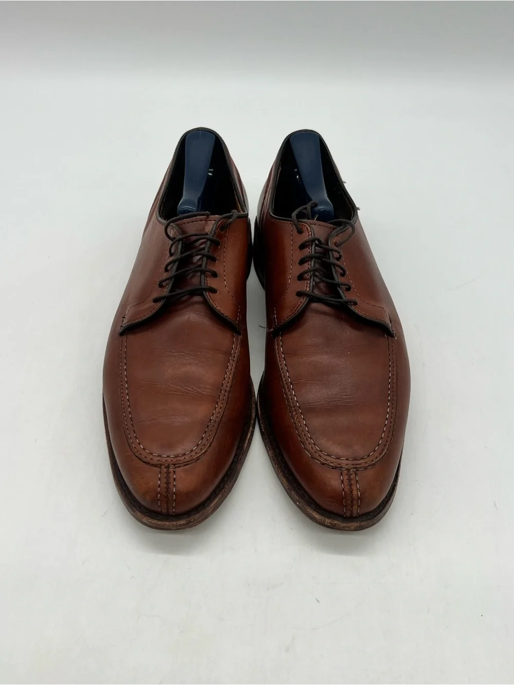 Allen Edmonds LaSalle Men’s Sz 8.5D Brown Leather Split Toe Derby Oxford Shoes.